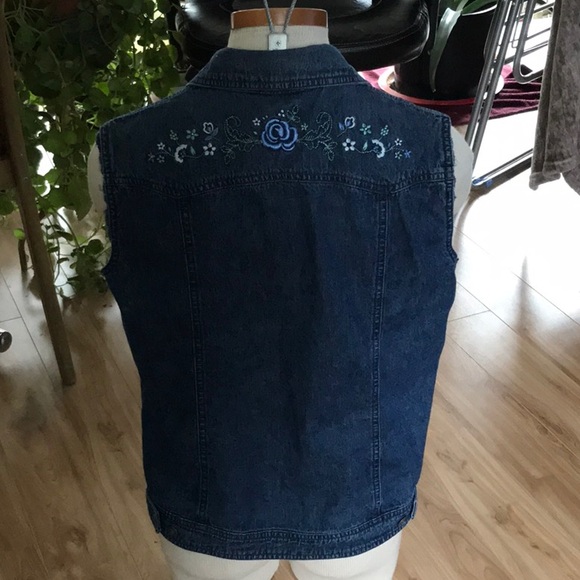 Northern Reflections vintage denim vest - Picture 2 of 5